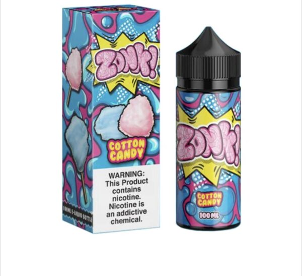 Cotton Candy by Zonk! 100ml(COTTON CANDY BUBBLE GUM) - Image 2