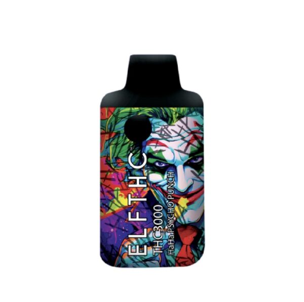 HaHa Psycho Punch High Potency Blend Delta 8 + THC-P + THC-X 3g Disposable By ELF THC