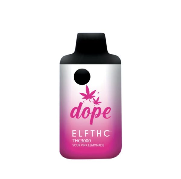 Sour Pink Lemonade High Potency Blend Delta 8 + THC-P + THC-X 3g Disposable By ELF THC