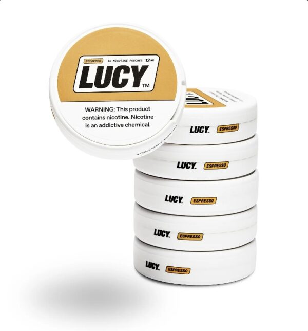 Lucy Nicotine Pouches Espresso  (6 Pack)