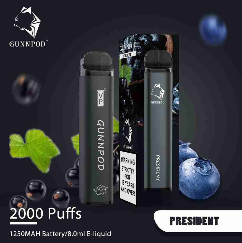 President-Gunnpod-2000-Puffs-Vape President Gunnpod 2000 Puffs Vape