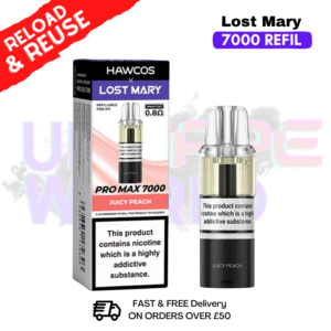 Juicy Peach Lost Mary 7K 7000 Puff Replacement Pods