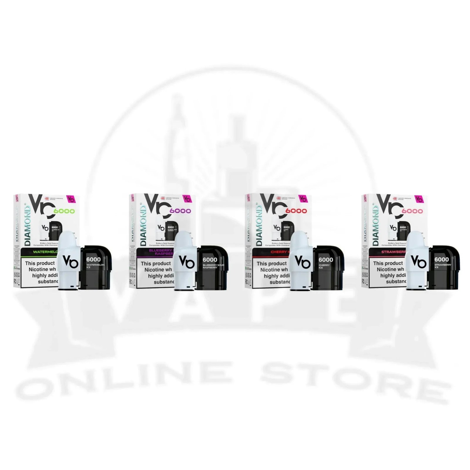 Vapes Bar Diamond 6000 Refill Replacement Pods